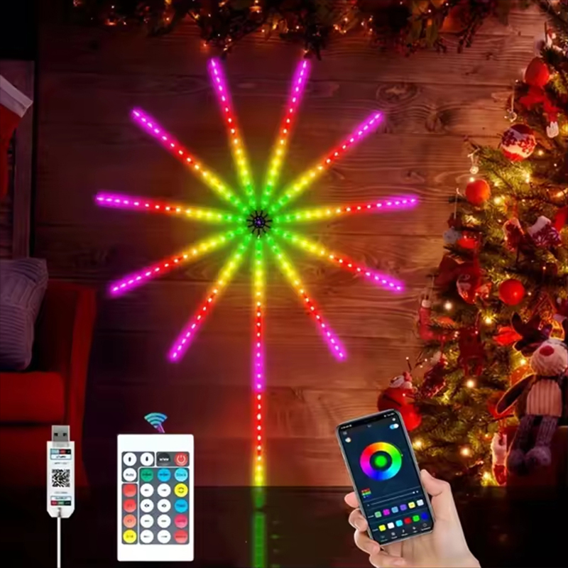 Smart Home Yellow - Firework LED Light Smart RGBIC Dream