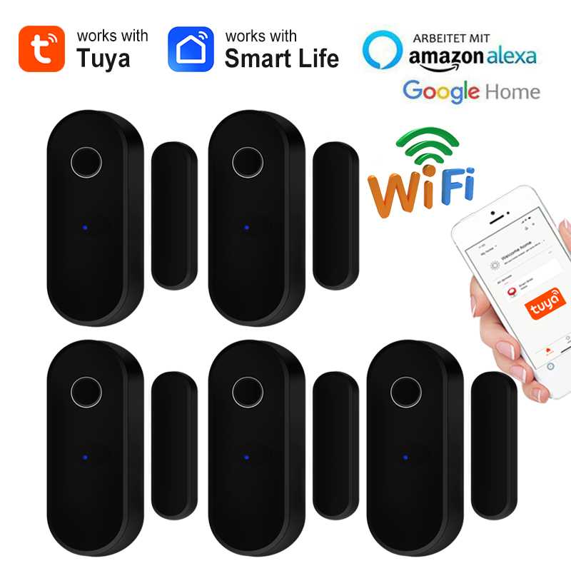 Wireless Door Sensor - Tuya WiFi Door Open Close Detector