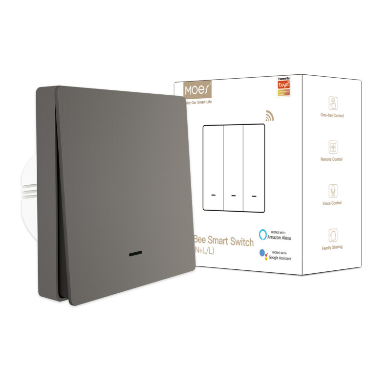 MOES Tuya ZigBee Smart Button  - Universal Remote Smart Home ulasan dan harga