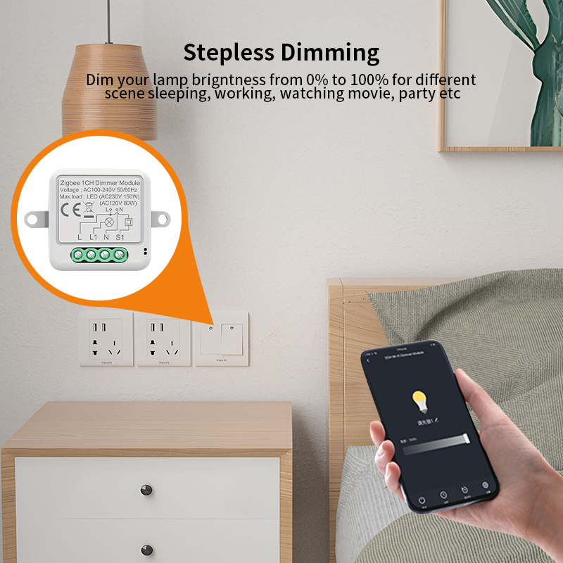 Tuya Zigbee Smart Dimmer Switc - Smart Home Hub 2 ulasan dan harga