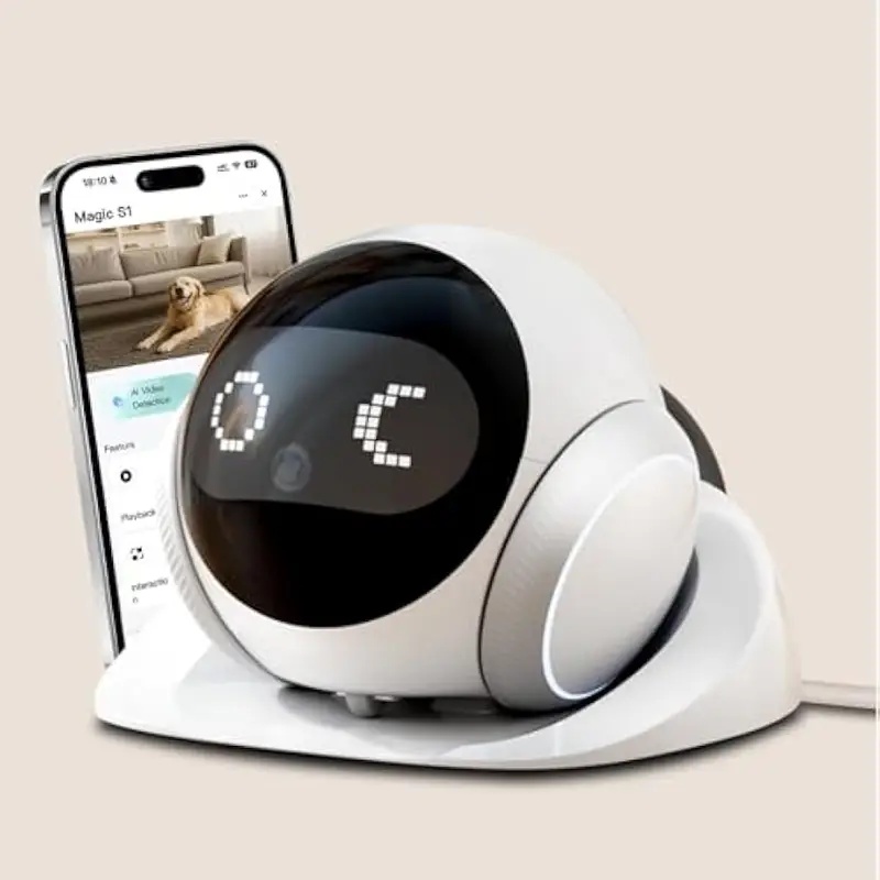 Movable Indoor Pet Robot Camer - Smart Home Video ulasan dan harga