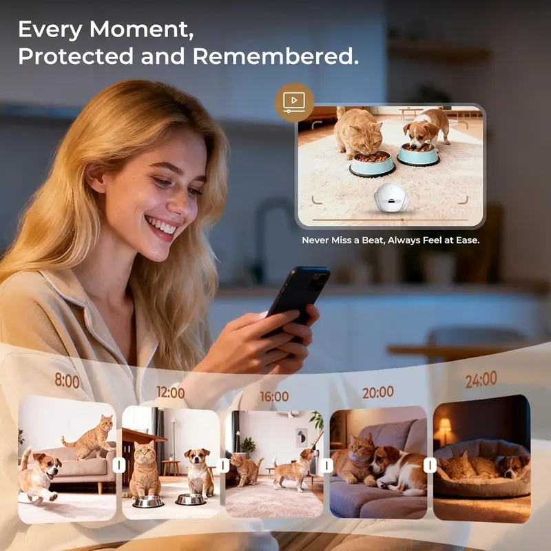 Movable Indoor Pet Robot Camer - Smart Home Video ulasan dan harga