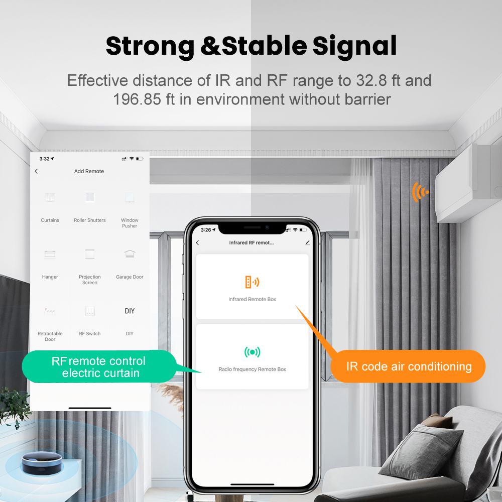 Tuya IR RF 433/315 Universal W - Universal Remote Smart Home ulasan dan harga