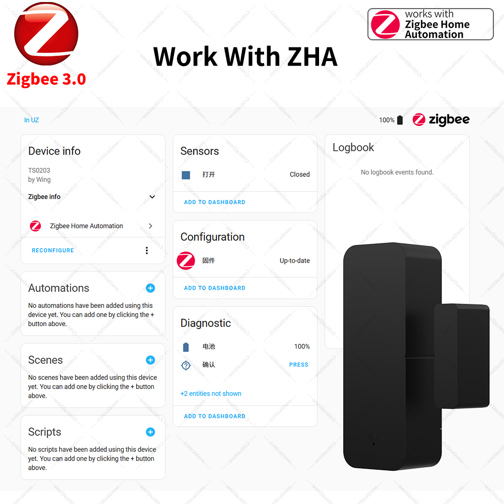 Zigbee 3.0 Door Window Sensor  - Wireless Door Sensor ulasan dan harga