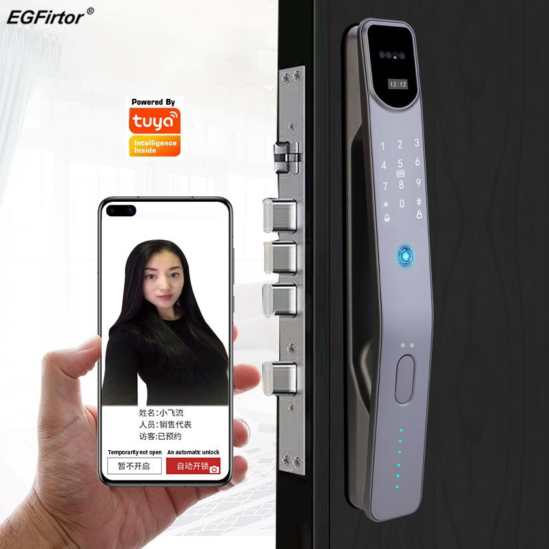 Tuya Wifi Electronic Fingerpri - Smart Home Door Lock ulasan dan harga