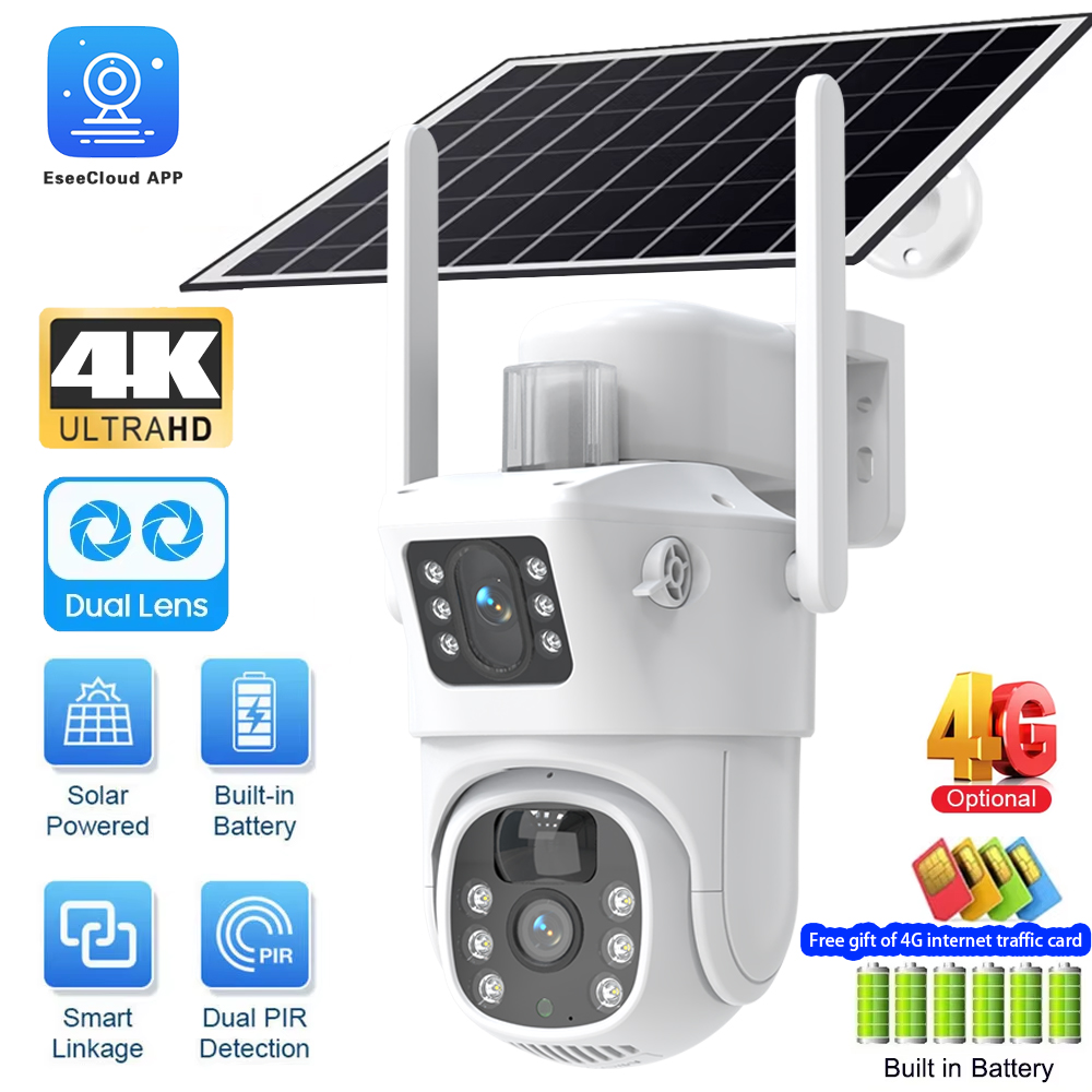 4K 8MP WIFi/4G Sim Card Solar  - Smart Home Camera Ezviz ulasan dan harga