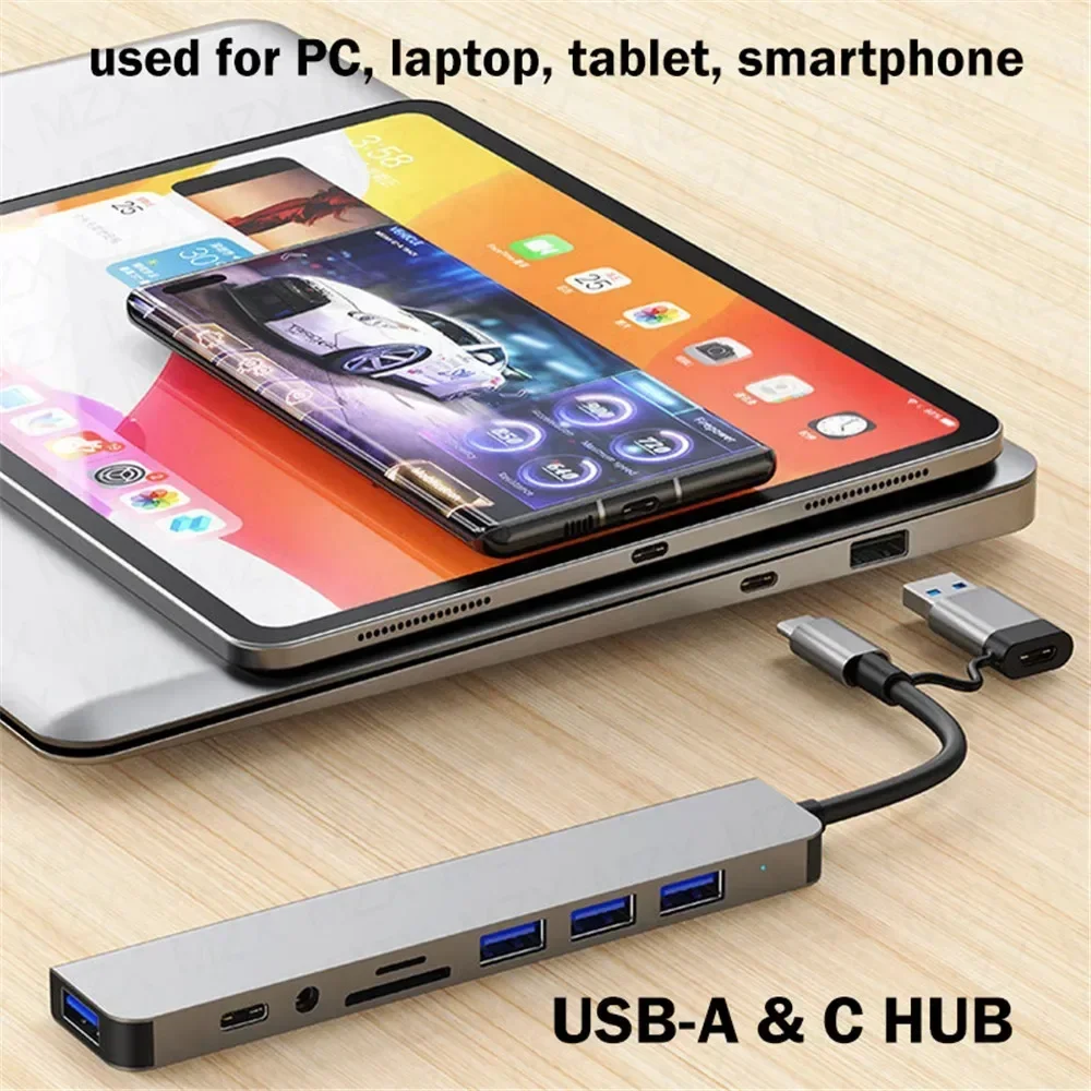 8-in-2 USB C Hub Multiport Ada - Smart Home Hub 2 ulasan dan harga