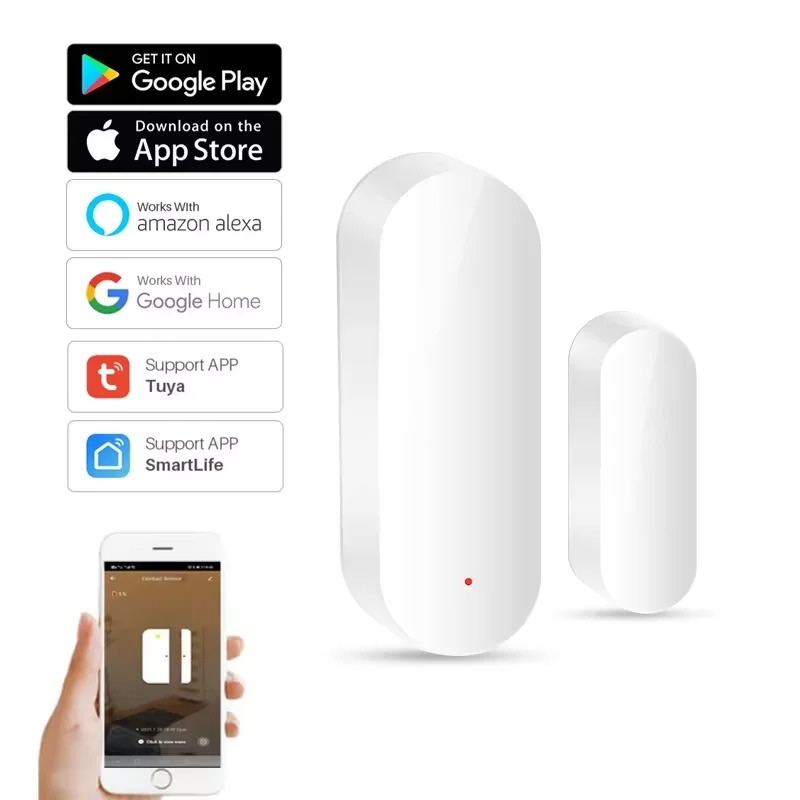 Tuya Smart WiFi Door Sensor Sm - Wireless Door Sensor ulasan dan harga