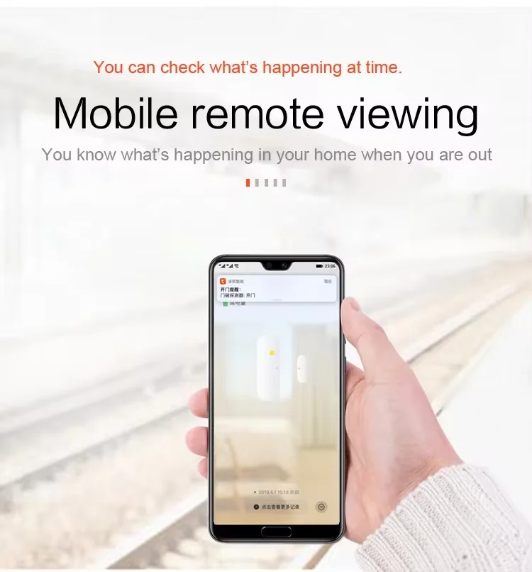 Tuya Smart WiFi Door Sensor Sm - Wireless Door Sensor ulasan dan harga