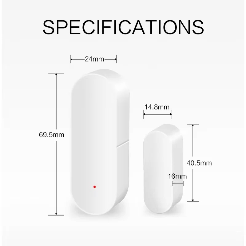 Tuya Smart WiFi Door Sensor Sm - Wireless Door Sensor ulasan dan harga