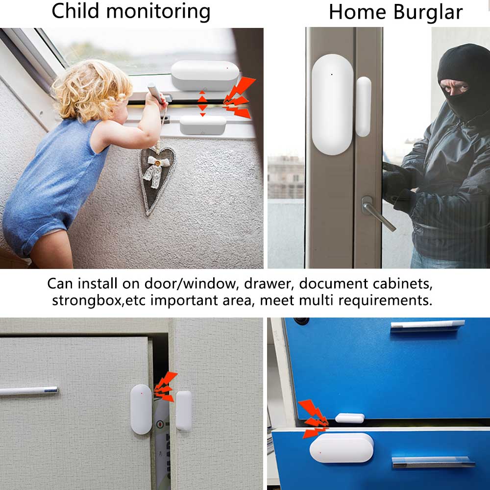 10PCS 433MHz Wireless Door Sen - Wireless Door Sensor ulasan dan harga