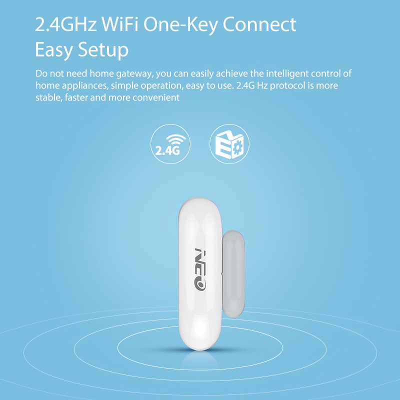 Tuya WiFi Door&Window Sensor I - Wireless Door Sensor ulasan dan harga
