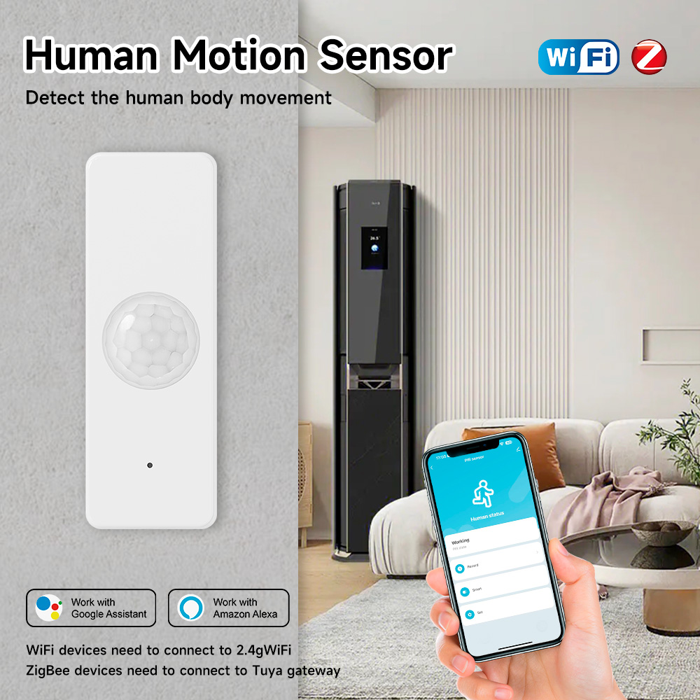 Tuya WiFi Zigbee PIR Motion Se - Smart Home Wiser ulasan dan harga
