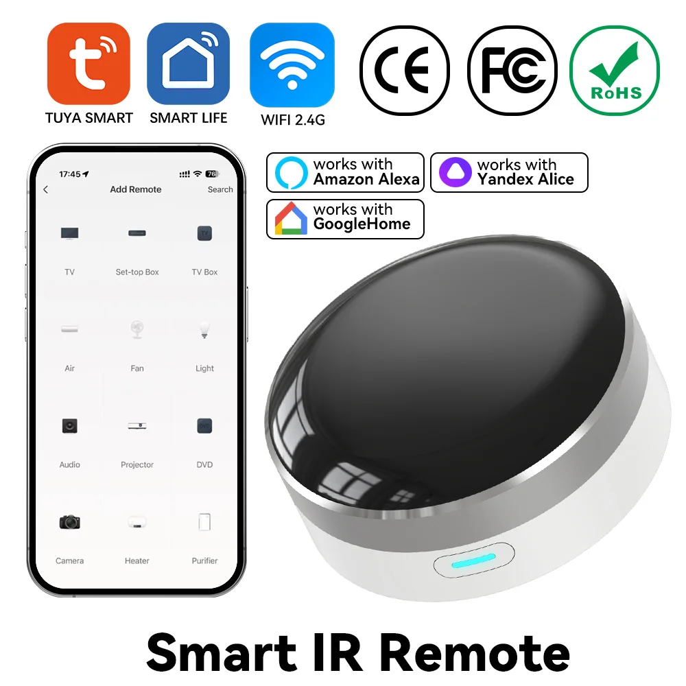 YFK WiFi Smart IR Blaster Univ - Universal Remote Smart Home ulasan dan harga
