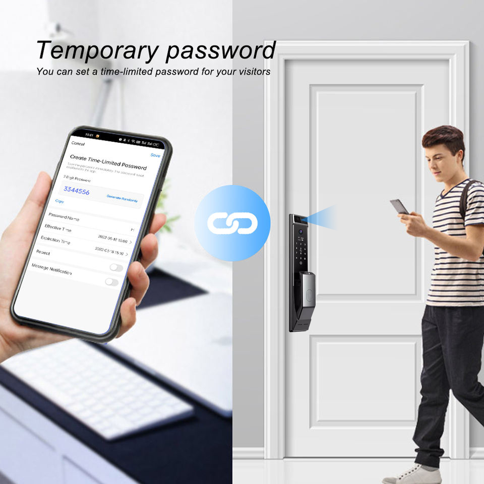 Smart Door Lock Keyless Tuya W - Smart Home Door Lock ulasan dan harga
