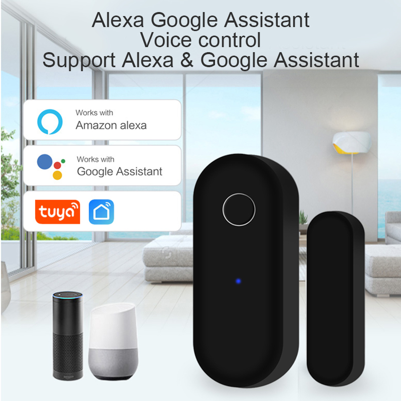 Tuya WiFi Door Open Close Dete - Wireless Door Sensor ulasan dan harga