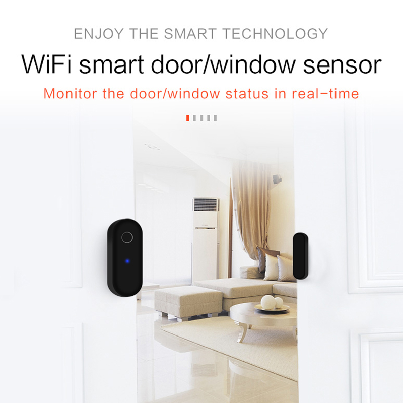 Tuya WiFi Door Open Close Dete - Wireless Door Sensor ulasan dan harga